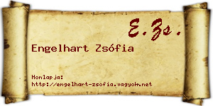 Engelhart Zsófia névjegykártya
