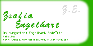 zsofia engelhart business card